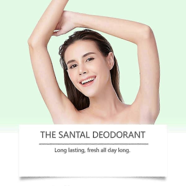 Santal Deo Hudvårdsdeodorant med Ceramider & Sandelträ - 72H Aluminiumfri Luktskydd