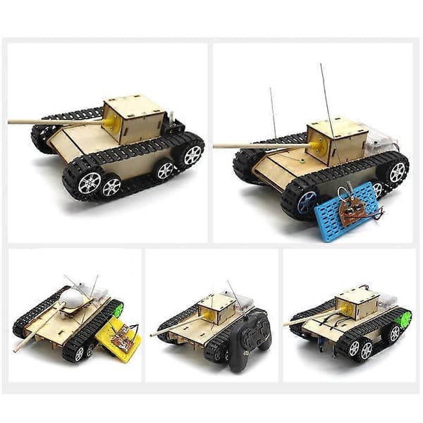 Tankmodell DIY-leksak, spec: Nr 3 Dubbelmotor Fjärrkontrollversion Nr 3 Dubbelmotor Fjärrkontrollversion
