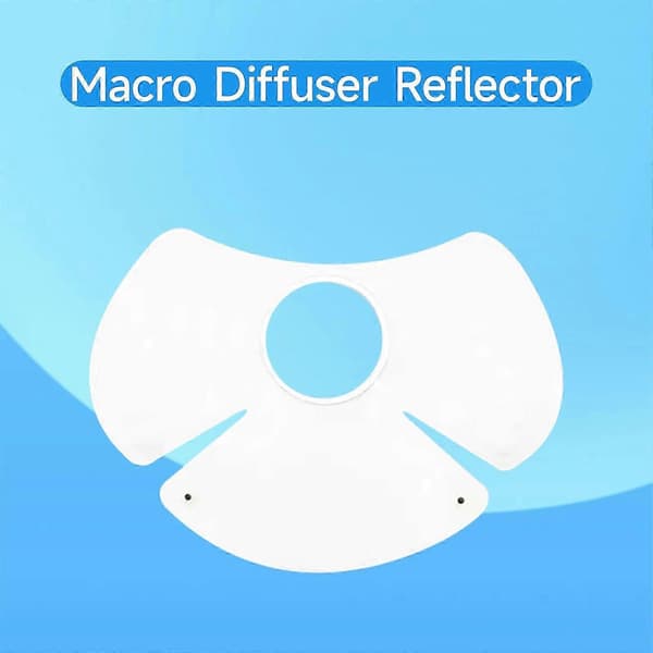Blixtdiffusor Mjukt ljus Reflektor Modifierare Nytt kit för makrofotografering SLR