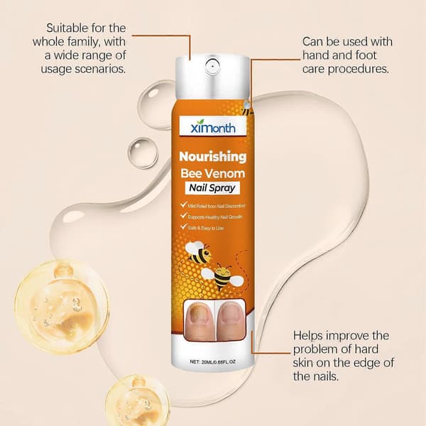 Bistik Neglesvamp Reparationsspray Grå Neglebehandling 50ml
