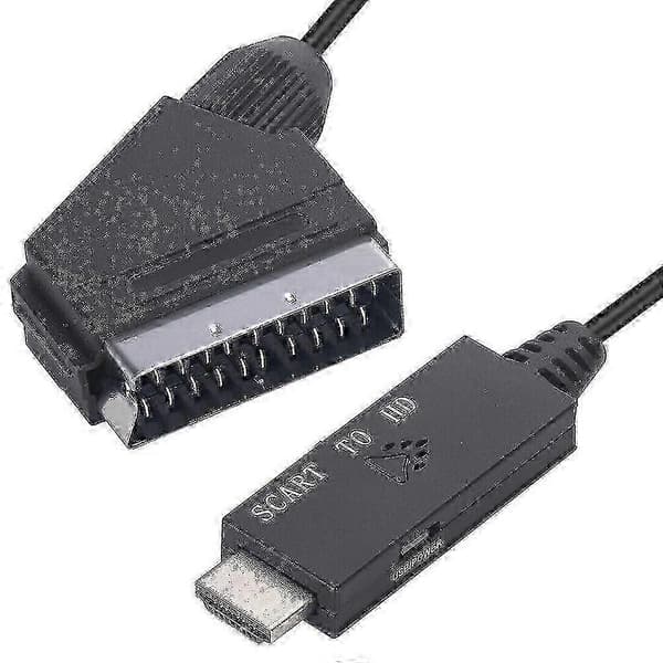 SCART til HDMI konverterkabel til hjemmebiografsystemer
