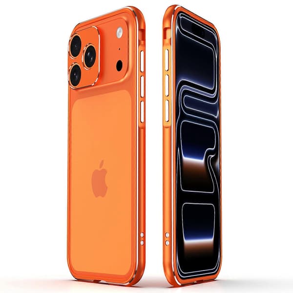 Til iPhone 17 Pro Max Bumper Case Telefonramme uden bagside med linsebeskyttelse