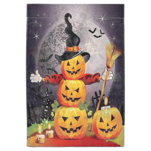 Udendørs indretning efterårshaveflag heksehaveflag Thanksgiving Halloween sækkelærredsflag Halloween havepynt