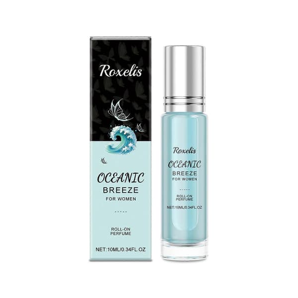 Ocean Fresh Rollerparfym för par, långvarig romantisk doft, resevänlig 10 ml, naturliga ingredienser, enkel applicering