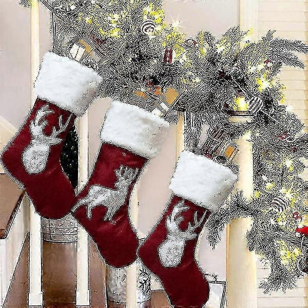 Stor julestrømpe juledekoration_y_1