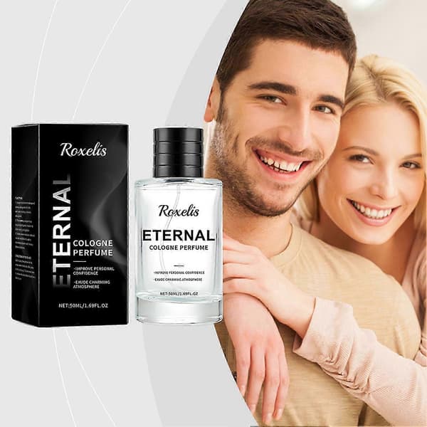 Evig Köln for menn, langvarig frisk sitron-sitrusduft, 50 ml Eau de Cologne, gave til menn