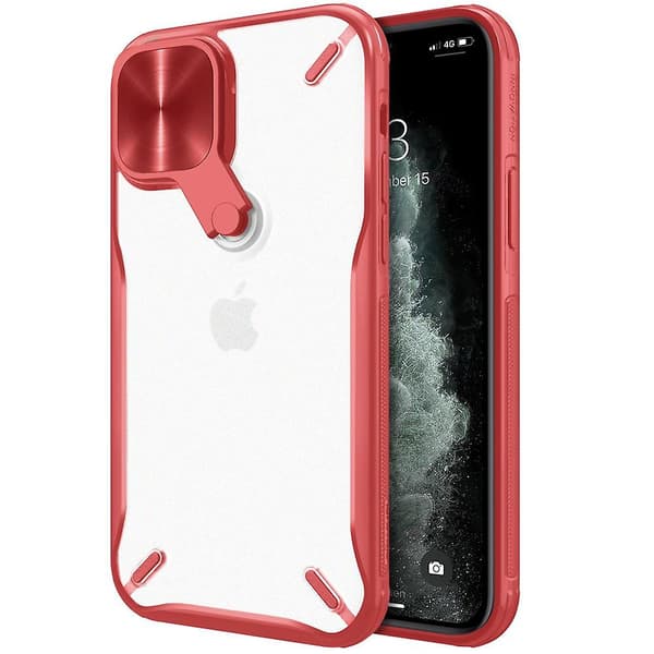 Nillkin Cyclops -kotelo - iPhone 12 Pro / iPhone 12 - punainen