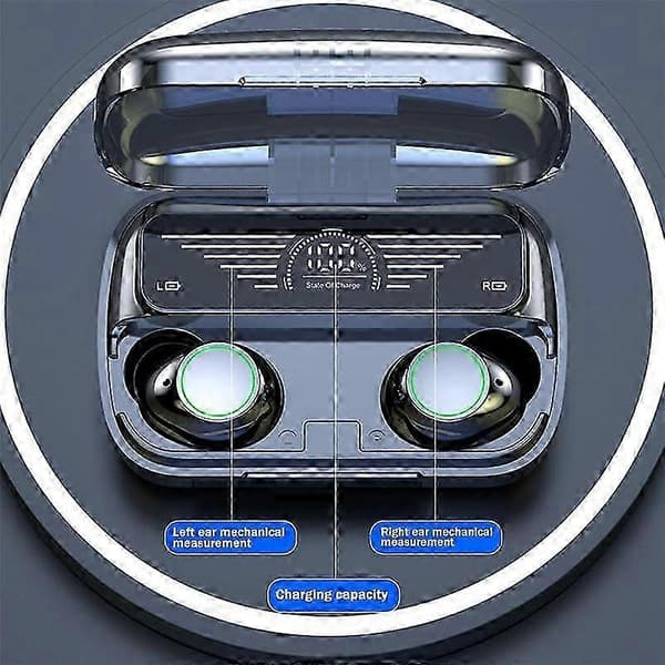 BQ10 Bluetooth-hovedtelefoner TWS In-Ear Smart Digital Display Headset Trådløs Bluetooth 5.3 Touch Hea