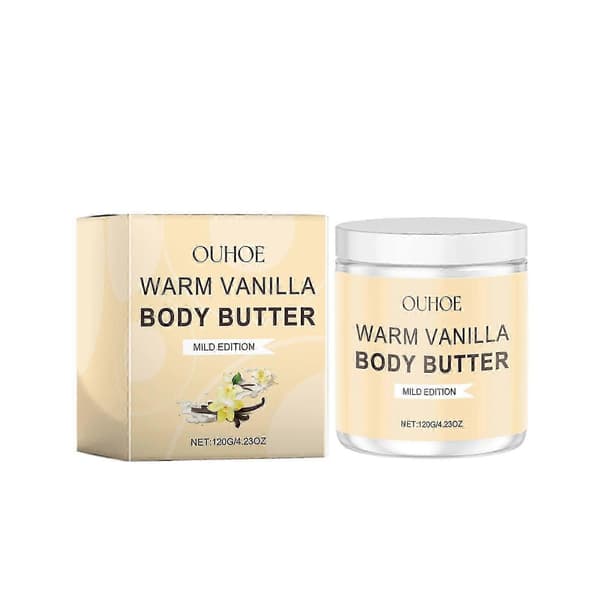 Varm Vanilj Kroppsskrubb - Exfolierar, Ger Näring, Mjukgör Huden