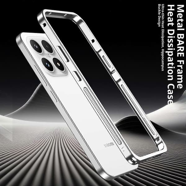 Til Xiaomi 17 Bumper Case Metalramme Varmeafledningsbeskyttelse