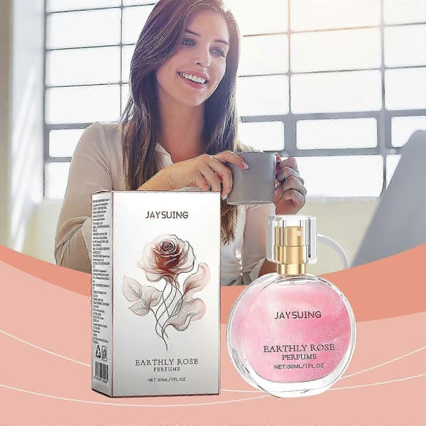 Earthy Rose Parfume, Langvarig Frisk Orientalsk Blomsterduft til Kvinder, 30ml