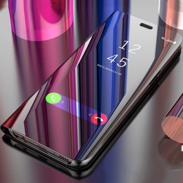 Huawei P40 Lite - Mobilfodral / Fodral Spegel - Välj färg Ljusrosa