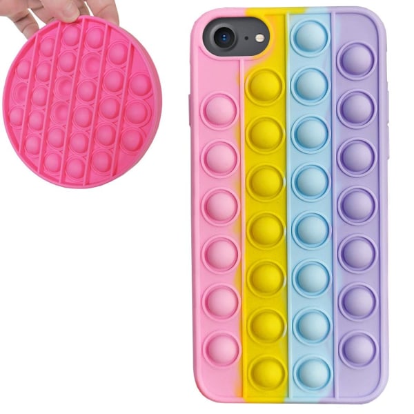 iPhone 8 - Pop It Fidget Skal + Fidget Leksak / Mobilskal multifärg