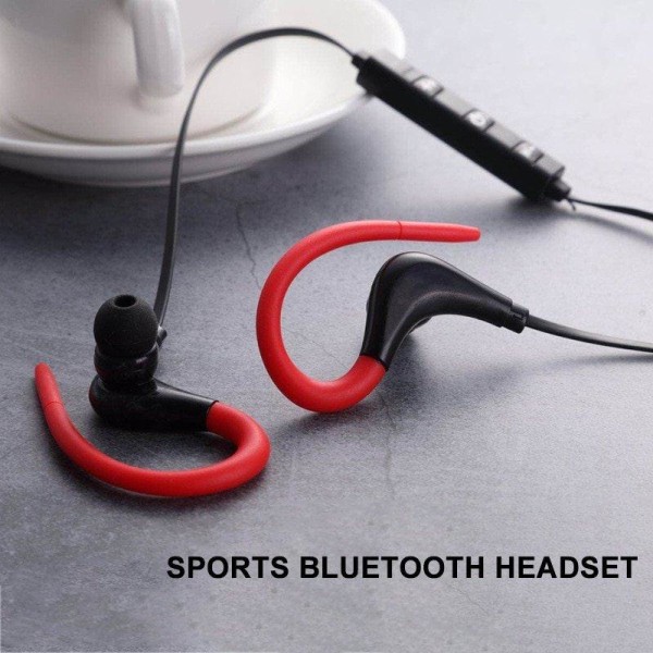 Bluetooth In-ear Hörlurar med Mikrofon - Trådlösa - Magnetiska Svart (magnetiska)