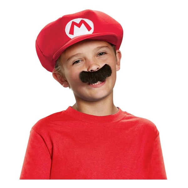 Super Mario Hatt & Mustach för Barn - Hallowee 2c4e | Fyndiq