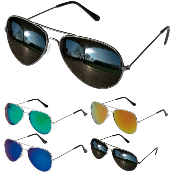 Solglasögon UV / Aviator - Pilot Glasögon med 7353 | Fyndiq