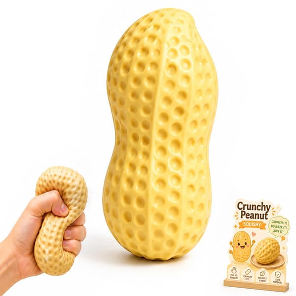 Realistisk Mango Squishy 1 stk - Formbar Klemmebold med ASMR Slushy-tekstur, Blød & Langsomt Tilbagevendende Stresslegetøj
