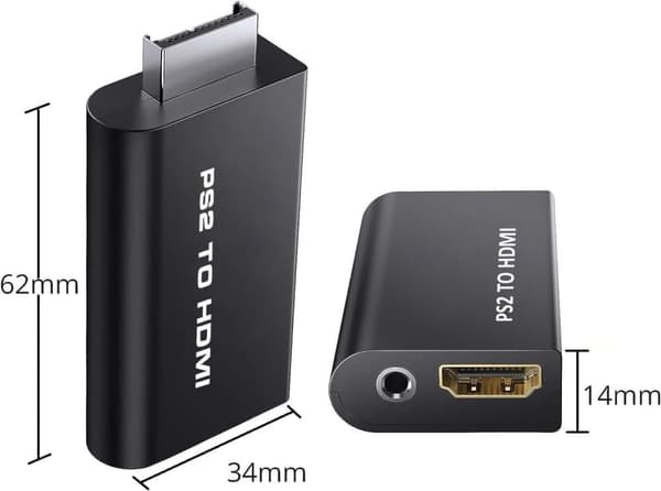 OBOSOE HDMI-adapter för PlayStation 2 / PS2