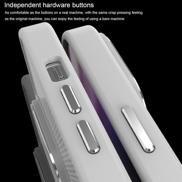 iPhone 16 Pro Skal Kolfibertextur med MagSafe Magnetisk Stötsäker Blå