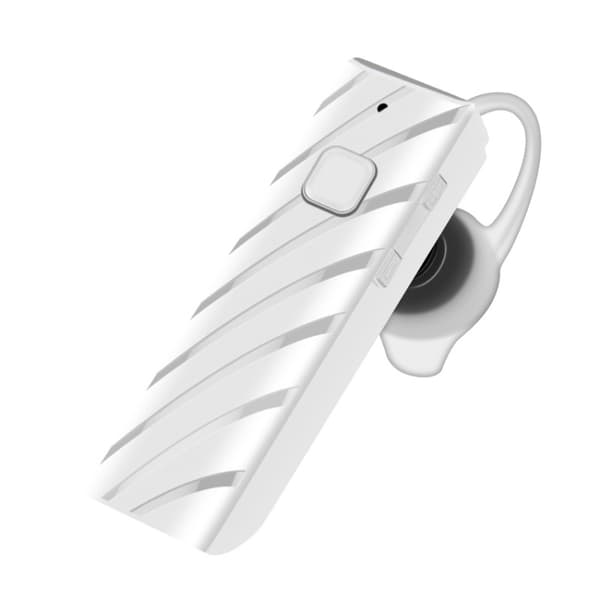Enkel öra 4.2 Bluetooth-headset Stereo HIFI Sports Trådlöst Bluetooth-headset A2 Vit