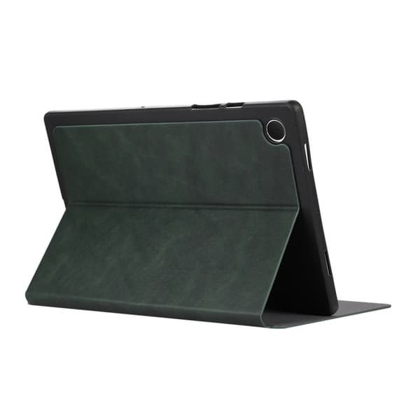 Samsung Galaxy Tab A8 Skyddande läderfodral Grön