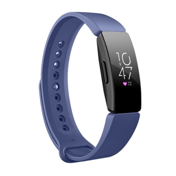 Smart Watch Snap Fastener Watch Band för Fitbit Inspire HR Blue