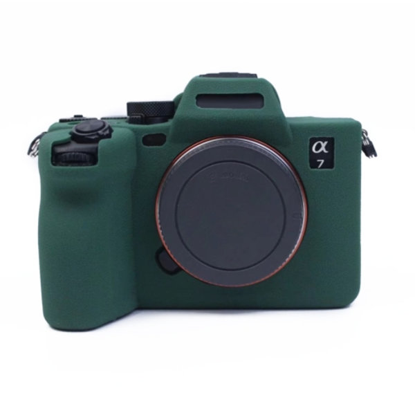 Mjukt silikonfodral för Sony A7 IV Grön