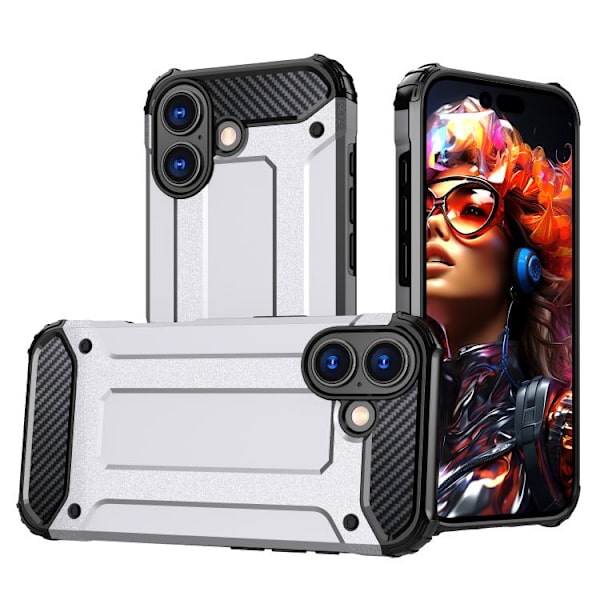 iPhone 17 Magic Armor TPU Skal Silver