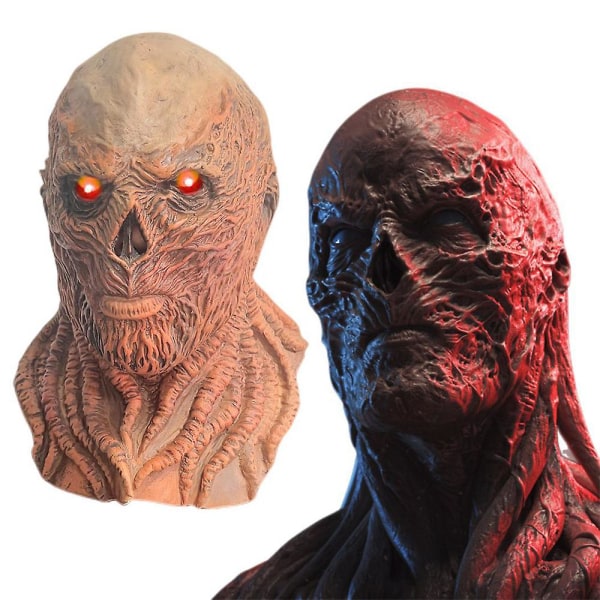Stranger Things 4 Vecna ​​No.1 Cosplay Helhuvudmask Halloween Carnival Skräckmask Festkostymrekvisita