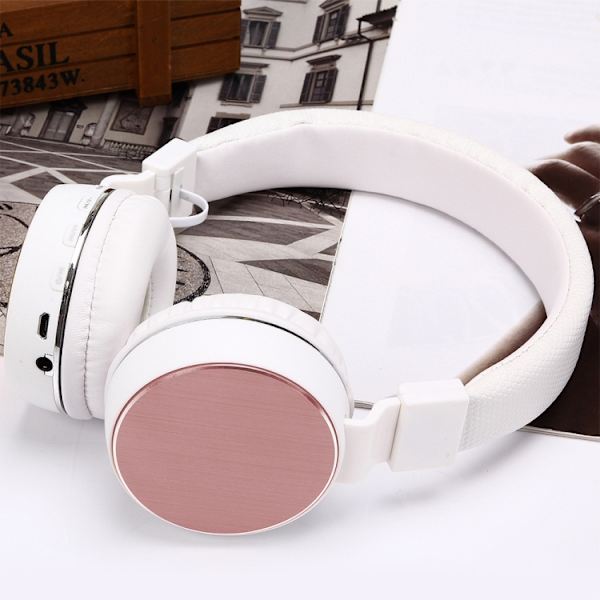 SH-16 Hörlurar Vikbara Stereo Trådlösa Bluetooth Hörlurar Headset, 3,5 mm Ljud & Handsfree Samtal & TF-kort & FM 2