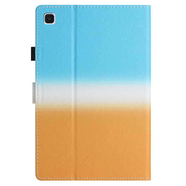 Samsung Galaxy Tab S6 Lite SM-P610 Gradient Läderfodral Blå Orange
