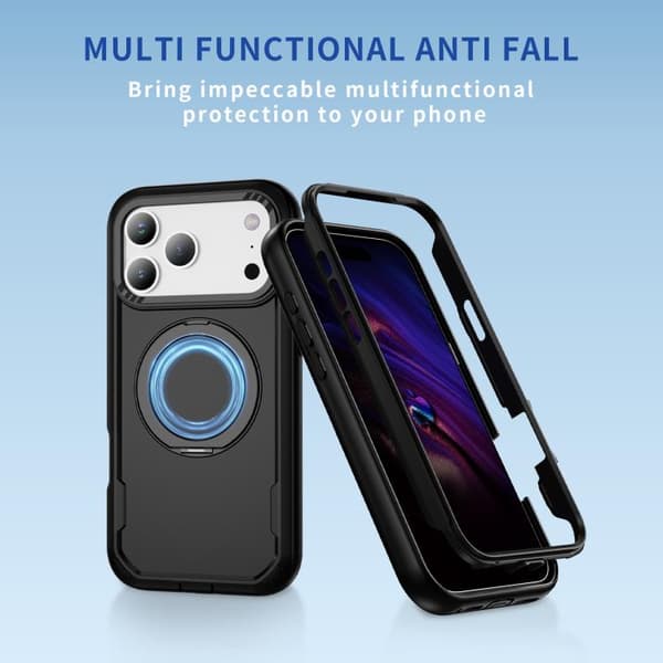 iPhone 18 Pro / iPhone 17 Pro Skal Defend Rugged Gear Holder MagSafe Svart