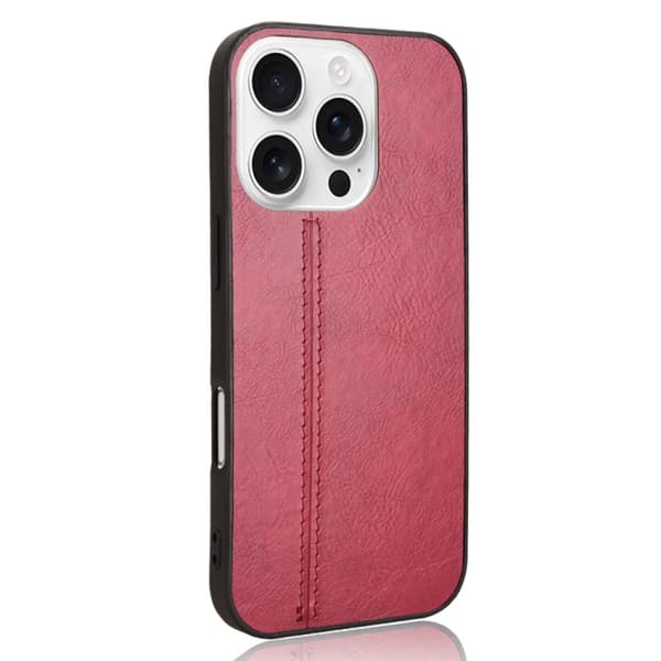 iPhone 16 Pro Max Cow Pattern Skal - Unik och Stilig Mobilfodral för iPhone 16 Pro Max Röd