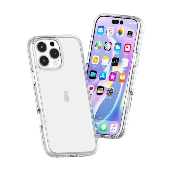 iPhone 16 Pro Shockproof Terminator Transparent Skal Transparent