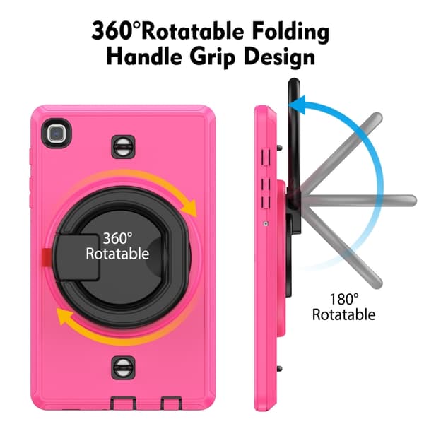 Samsung Galaxy Tab A7 Lite TPU + PC Tabletfodral Rosaröd