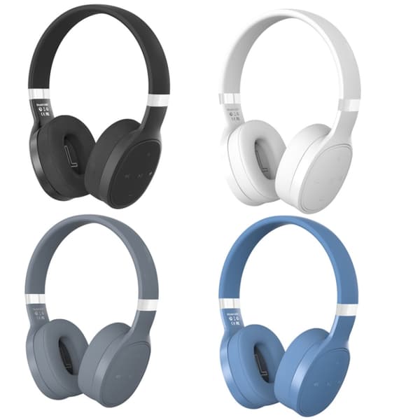 VJ087 Fällbart trådlöst sport Bluetooth-spelheadset Grå