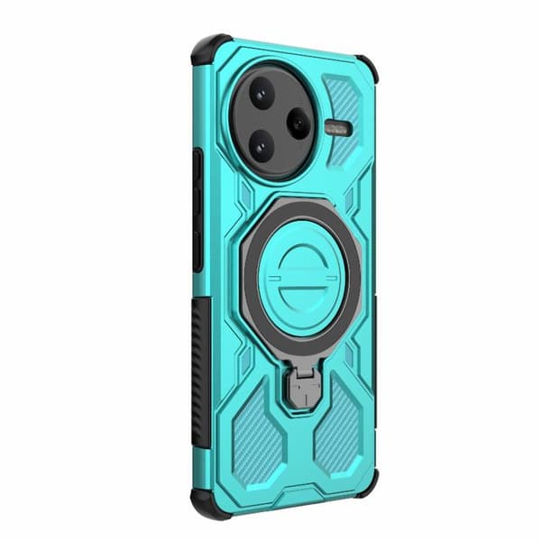 Redmi K80 Pro 5G J-20 Solid Färg MagSafe Magnetisk TPU+PC Mobilskal Blå sjön