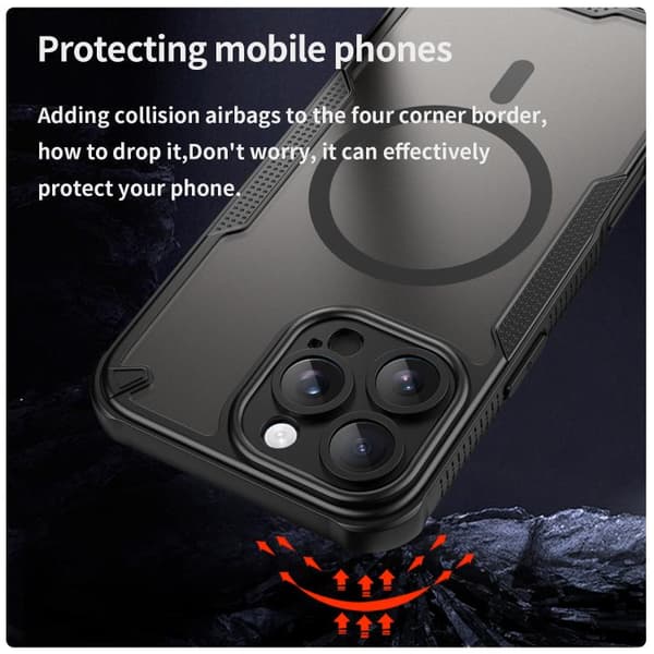 iPhone 16 Pro Armor Glaze MagSafe Magnetisk Skal