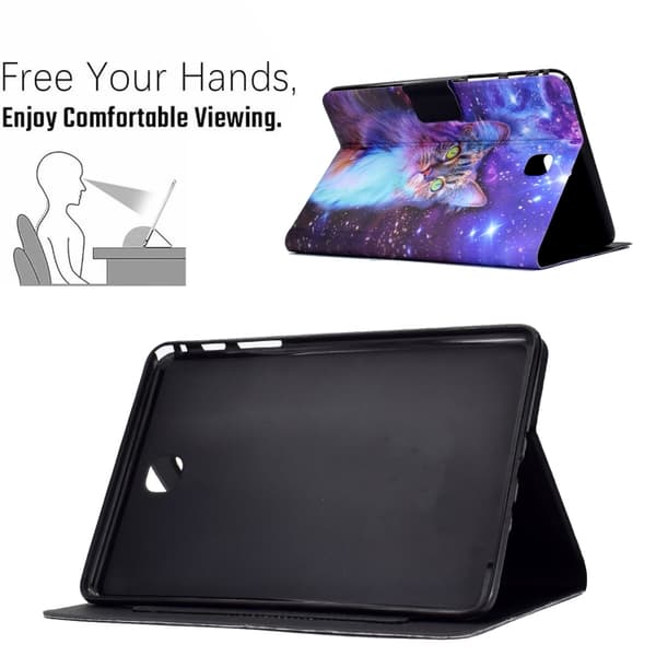 Samsung Galaxy Tab A 8.0 (2015) TPU Läderfodral Stjärnkatten
