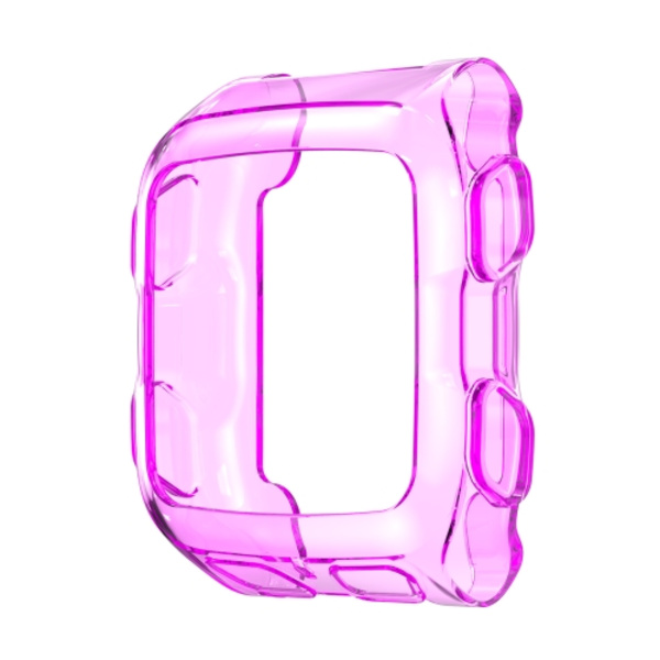 För Garmin Forerunner 920XT Smartwatch Cover TPU case Transparent purple