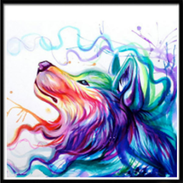 5D DIY Diamond painting - Wolf