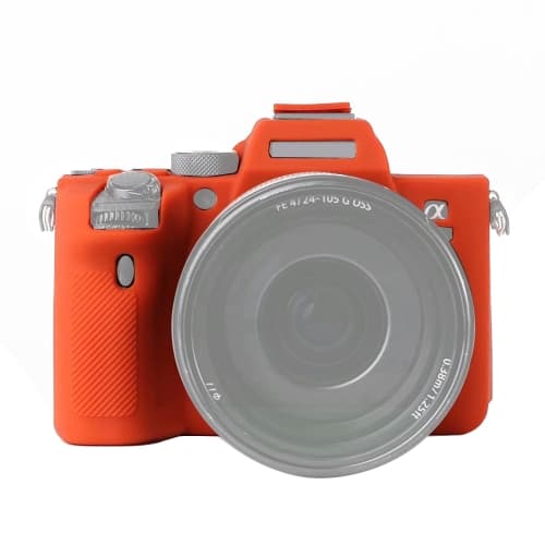 Mjukt silikonfodral för Sony A7R4 Orange