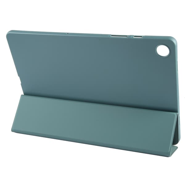 Samsung Galaxy Tab A9+ / A11+ Tri-fold TPU Läderfodral Mörkgrön