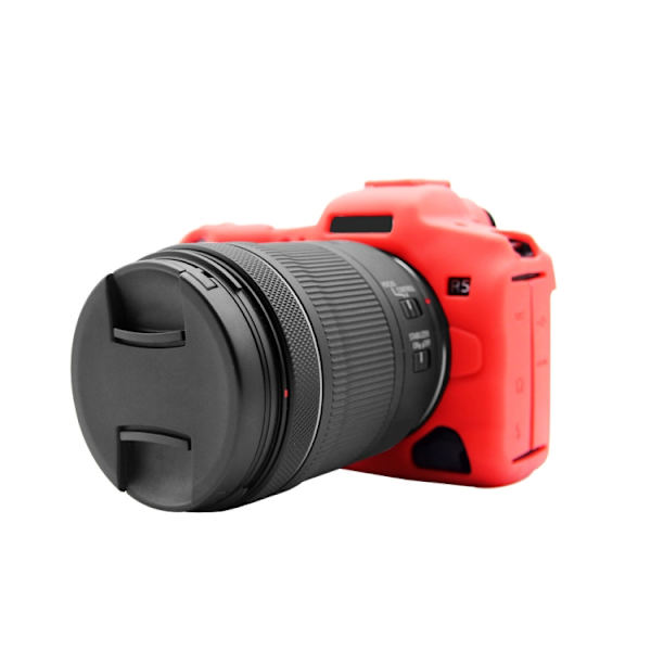 Mjukt silikonfodral för Canon EOS R5 Röd