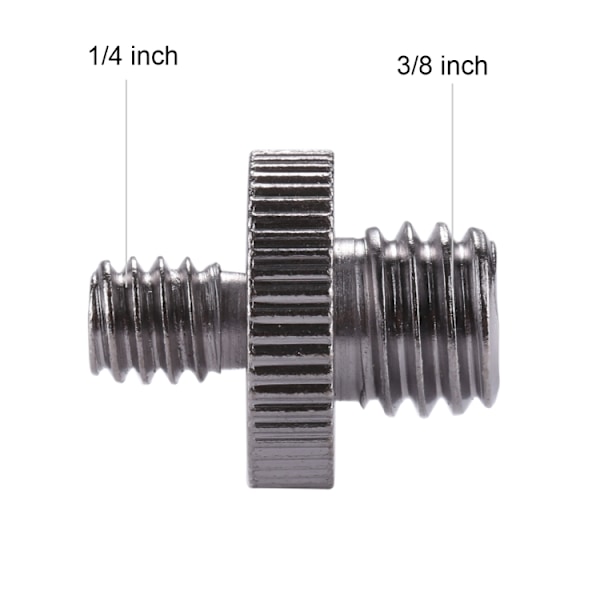 1/4 tumsskruv till 3/8 tumsskruv adapter