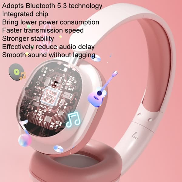 SOYTO SY-T2 brusreducerande Bluetooth-headset trådlöst spelheadset Svart