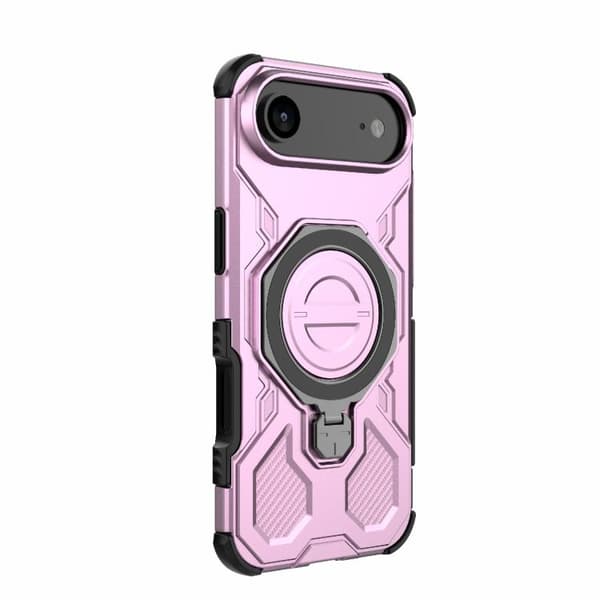 iPhone 17 Air Skal - Solid Färg med MagSafe Magnetisk TPU+PC Rosa
