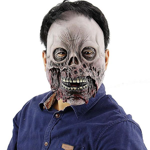 Halloween Carnival Skräck Clown Mask Häxa Vampyr Zombie Cosplay Festdräkt Prop