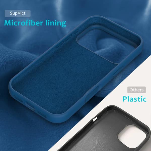 iPhone 18 Pro / iPhone 17 Pro Skal - Solid Färg Silikon Koboltblå