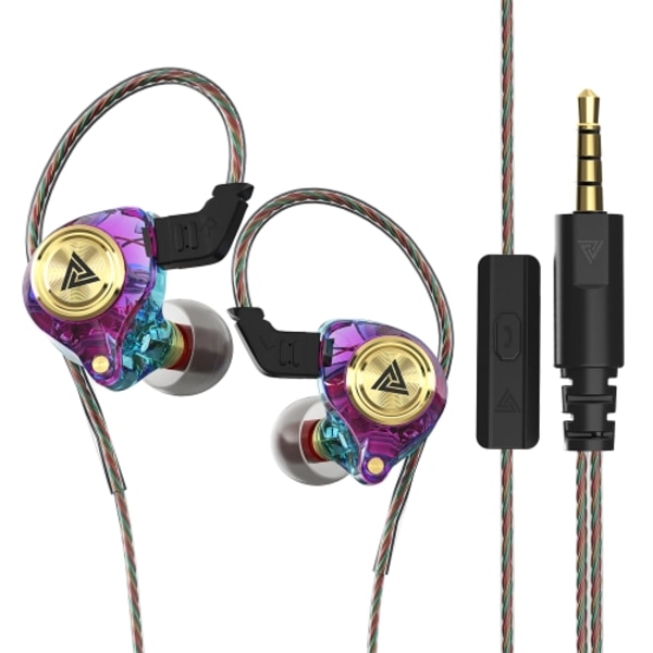 QKZ AK3 FiLe In-ear Subwoofer Trådbunden Hörlurar med Mikrofon Färgrik